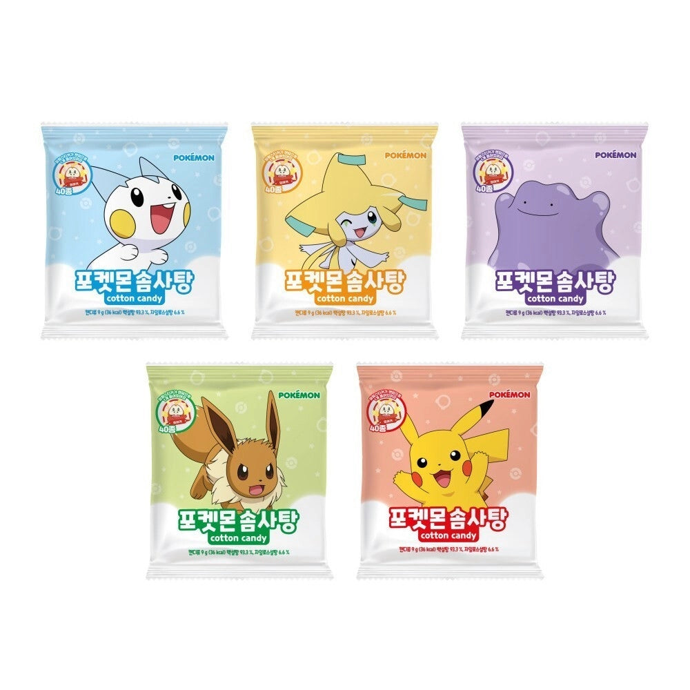 Pokémon Cotton Candy - Assorted (Korea, 9g)