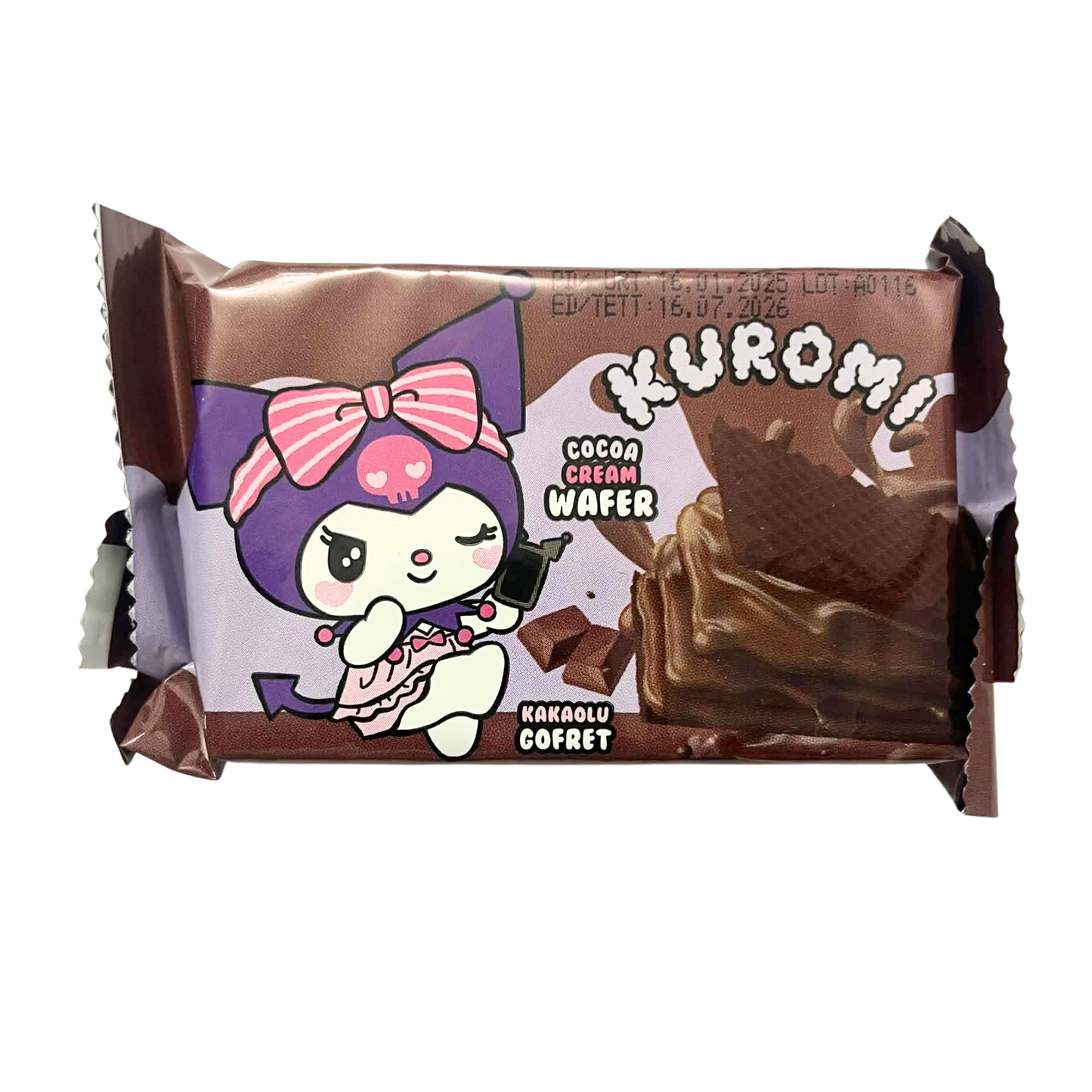 Kuromi Chocolate Cocoa Cream Wafer (Turkiye, 40g)