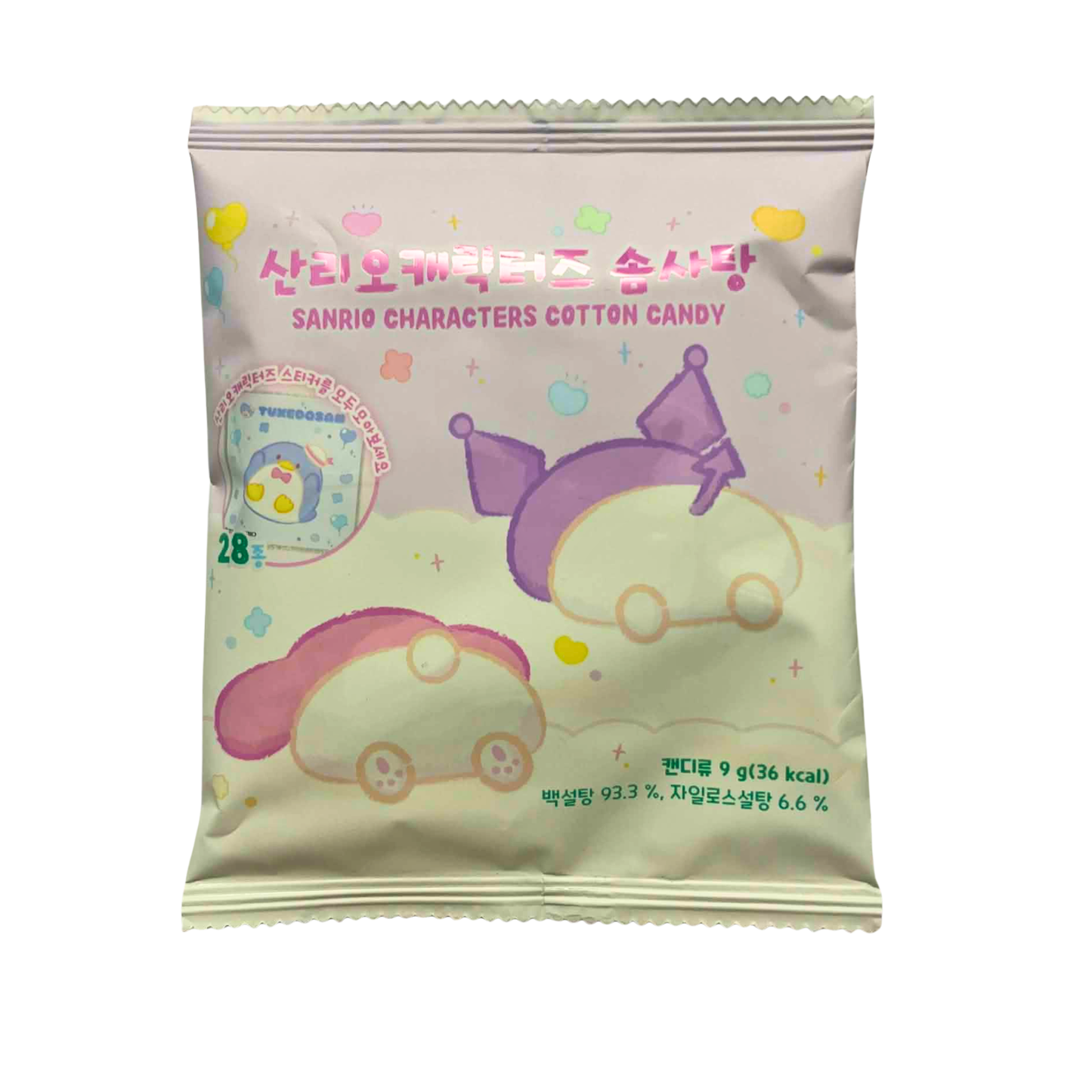 Sanrio Character Cotton Candy – Assorted (Korea, 9g)