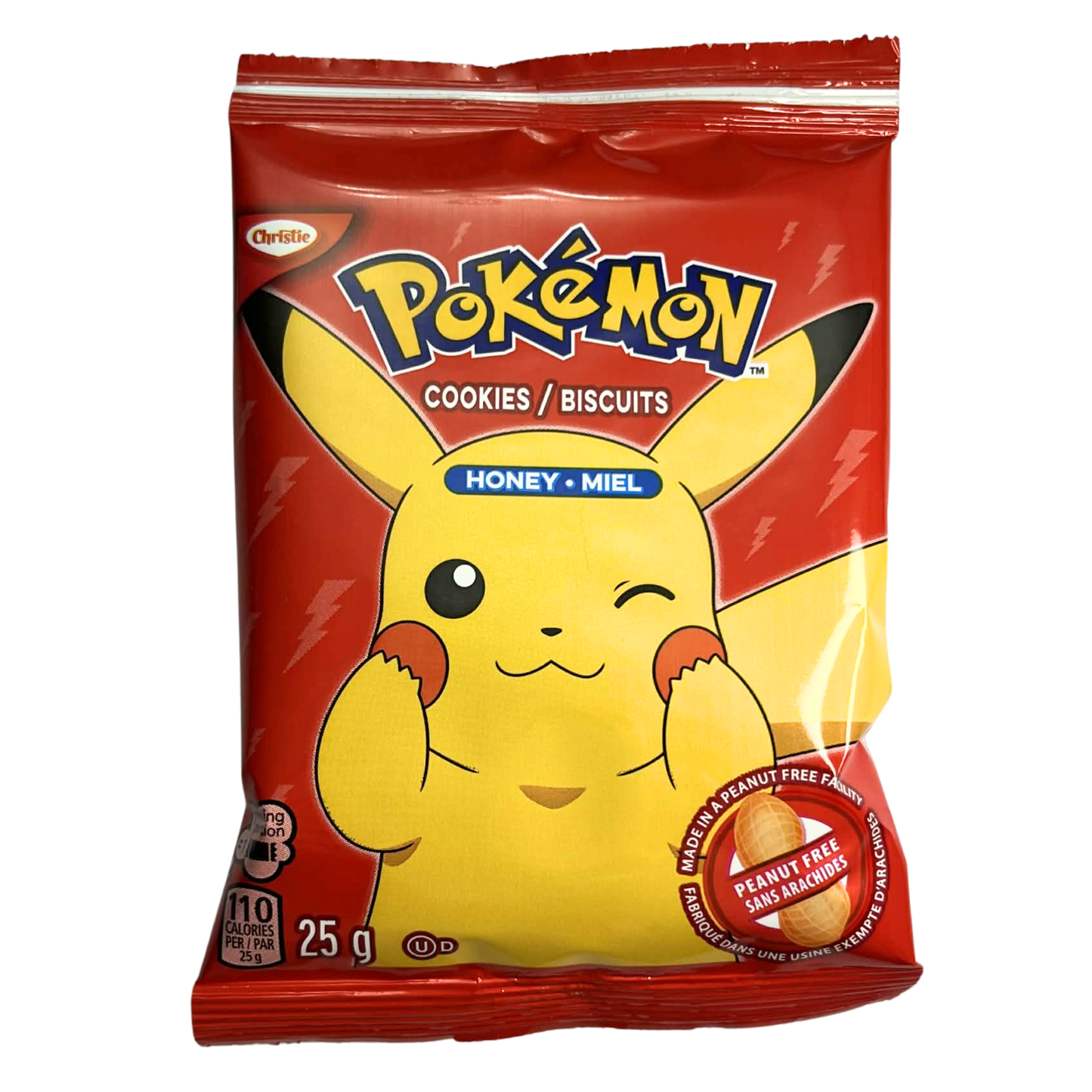 Pokémon Pikachu Honey Cookies (Canada, 25g)
