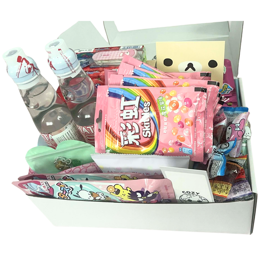 Premium Kawaii Character Snack Bundle (10+ Items) – Mystery Treat Box