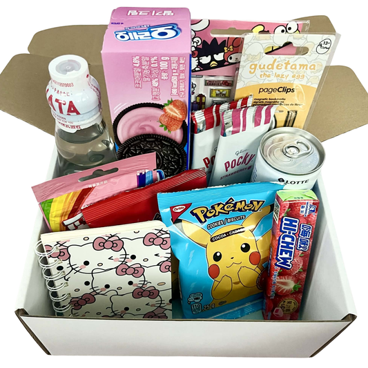 Kawaii Character Snack Bundle (6+ Items) – Mystery Treat Box