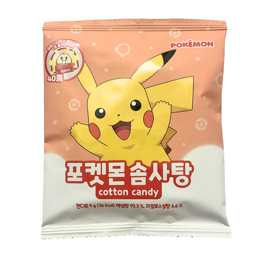 Pokémon Cotton Candy - Assorted (Korea, 9g)